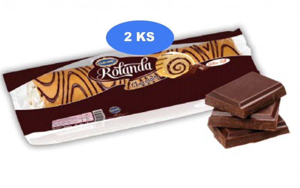 WEBHIDDENBRAND Rolanda swiss roll chocolate 300g (2 ks)
